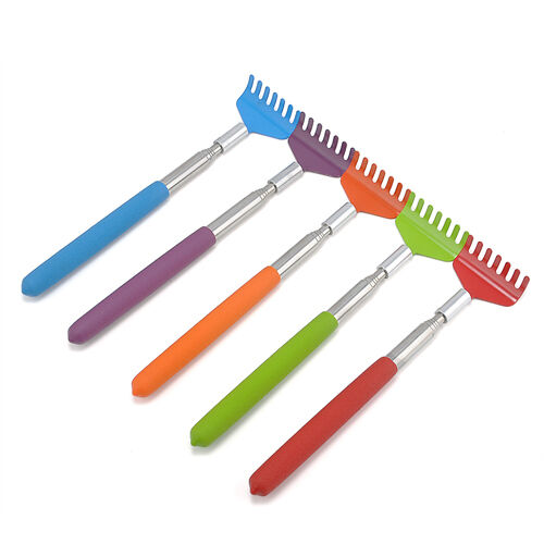 Extendable Stainless Steel Telescoping Back Scratcher Massager Extends 27" New