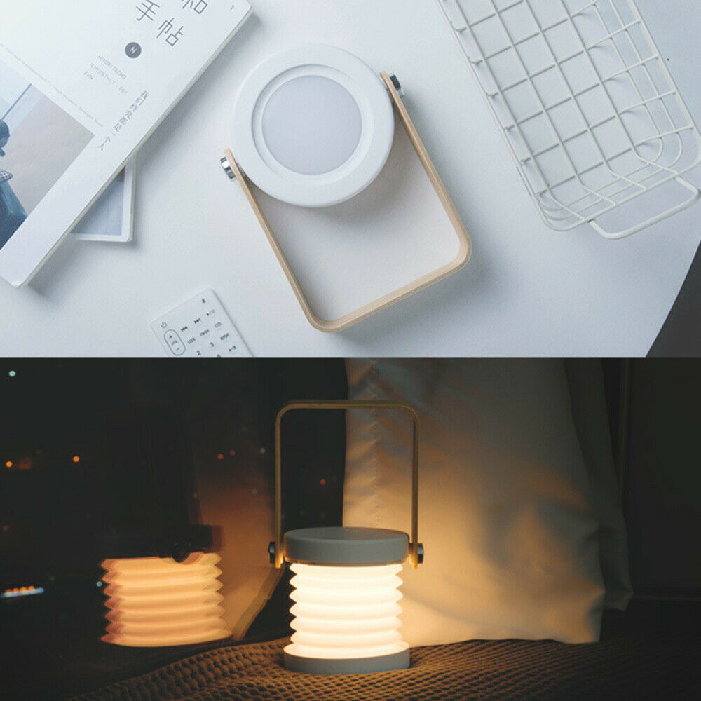 LED Desk Lamp Multifunctional Bedside Table Light Lantern Night Lights Gift