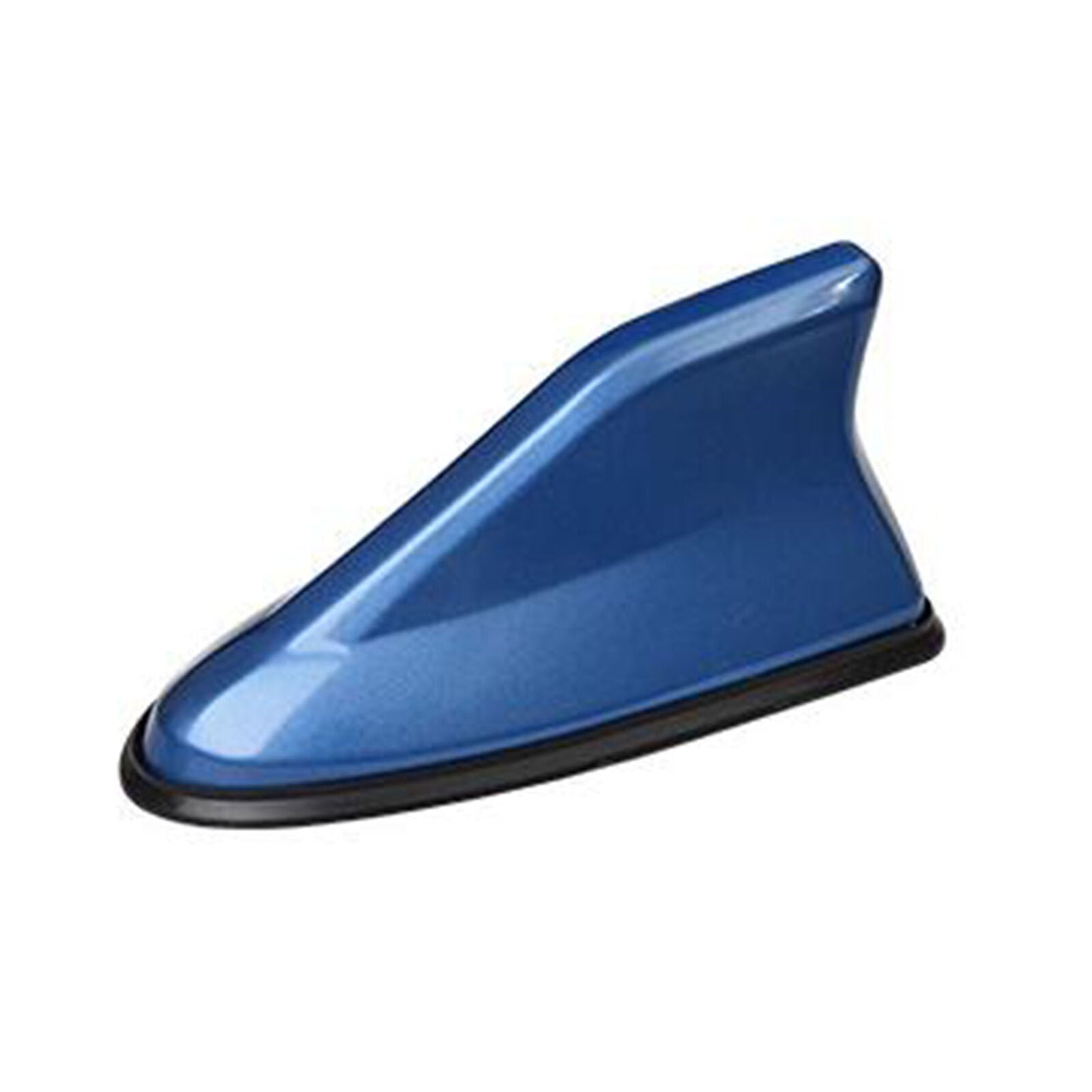 Universal Blue Car Shark Fin Roof Antenna FM/AM Radio Signal Waterproof Aerial