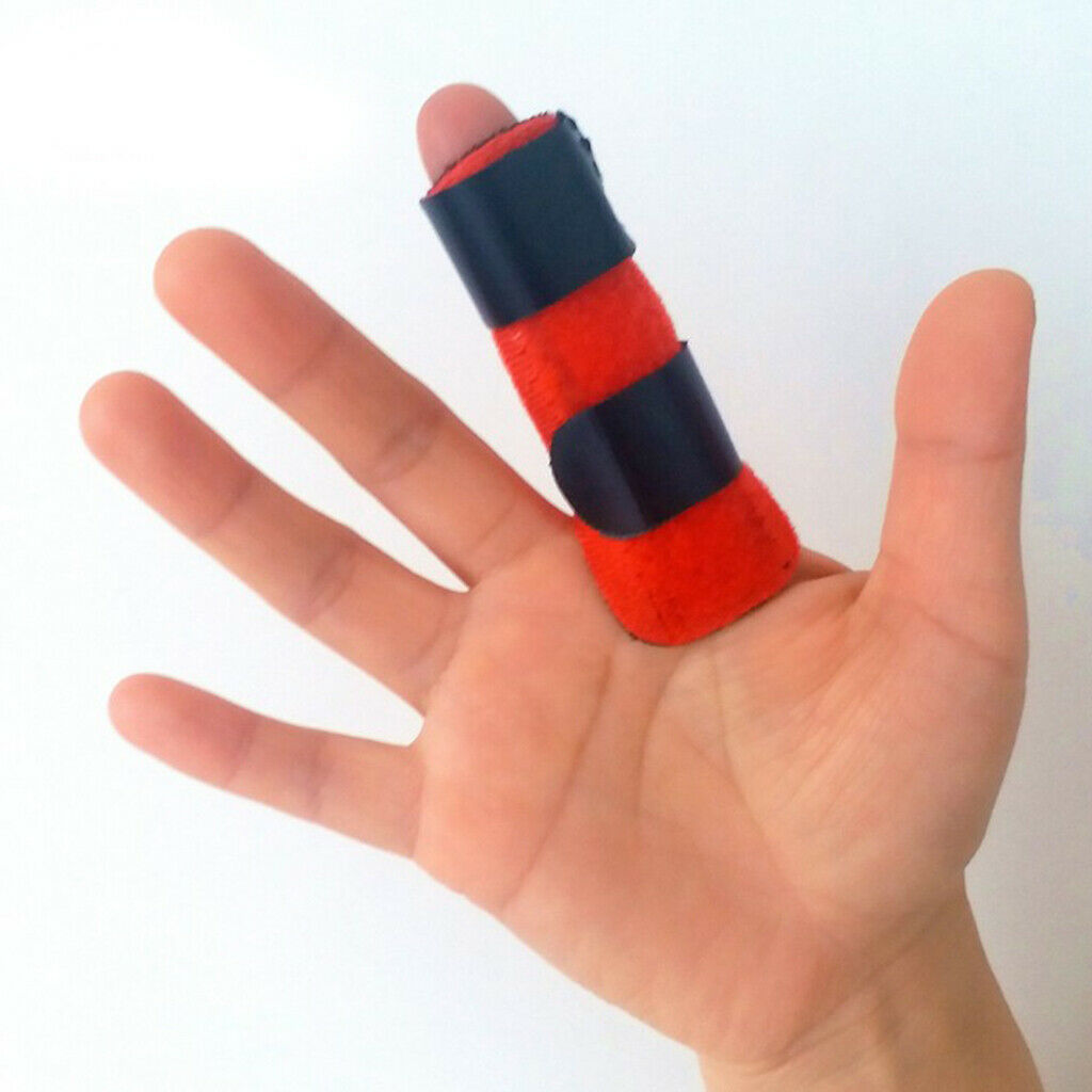 Durable   Finger Splint Straighten Bent Thumbs Splint Pain Relief Red
