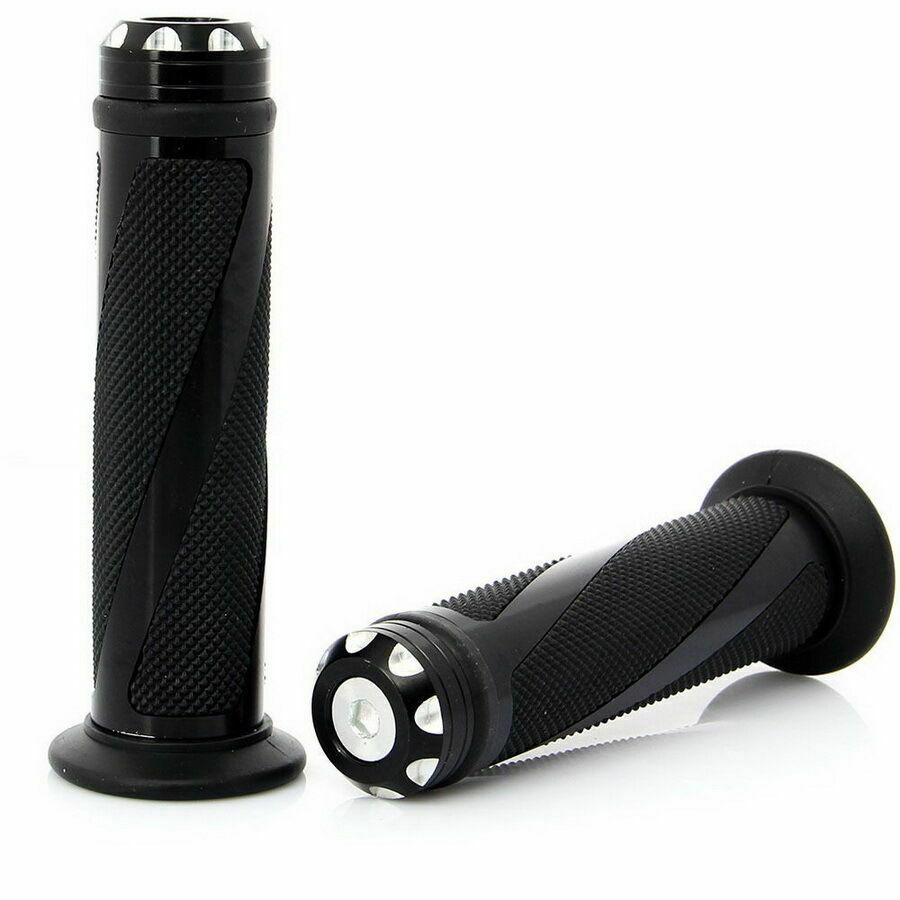 22mm 7/8" ATV Bike Motorcycle Hand Grips Handle Bar Grip Fit For Suzuki Ducati