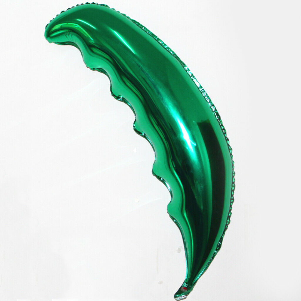 2Pcs Lot Palm Tree Leaf Green Hawaiian Beach Party Balloon Wedding Ornament