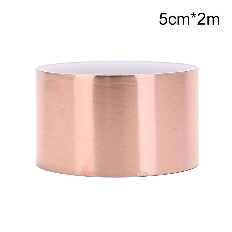 5cm x 2m adhesive copper foil tape shielding heat resist for electric guitar Tt