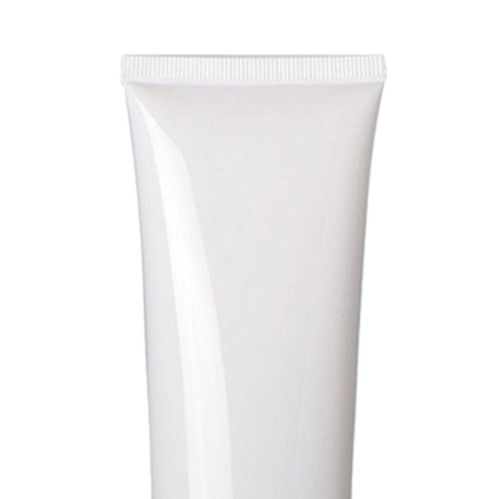 2x Empty Soft Tubes Travel Lotion Emulsion Hair Gel Moisturizer Bottles