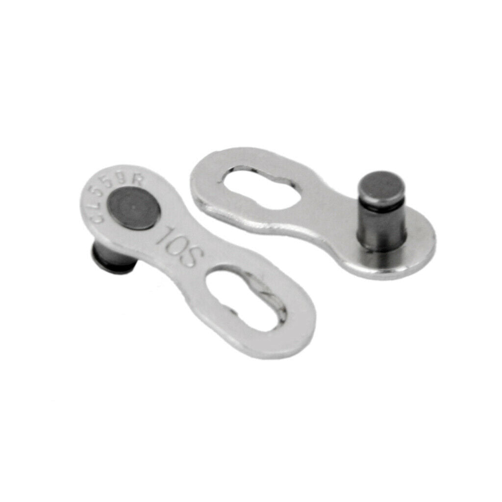 8x Missing Link Bike Reusable 10 Speed Steel Quick Link Coupling Chain Magic