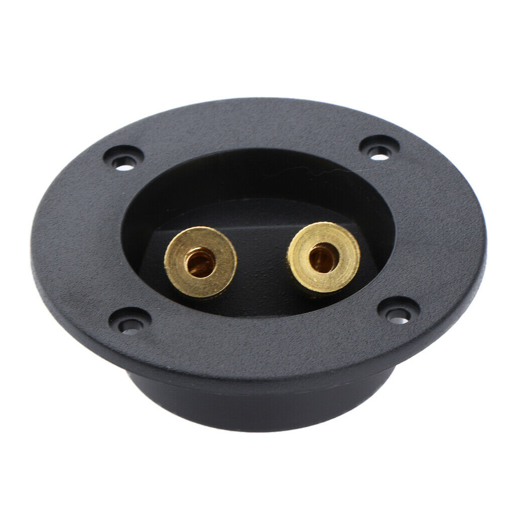 DIY Home Car Stereo 2Way Speaker Round Box Terminal 48mm Double Binding Post