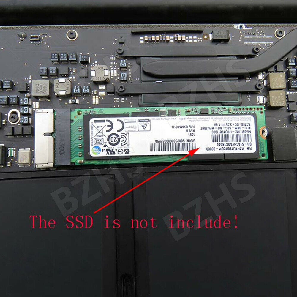 M.2 AHCI NVMe SSD M Key Converter Adapter for MacBook 2013-2017 12+16Pin