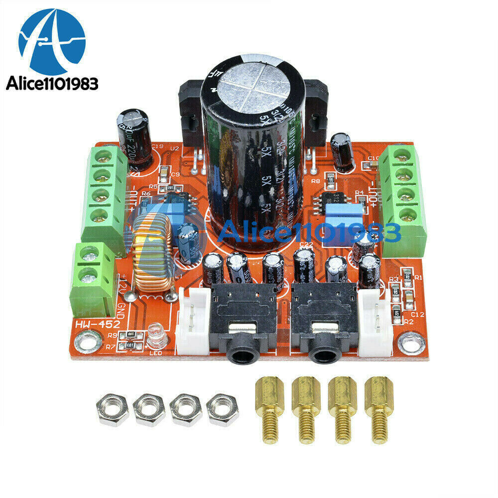 TDA7850 4X50W Car Audio Power Amplifier Board Module BA3121 Denoiser DC 12V