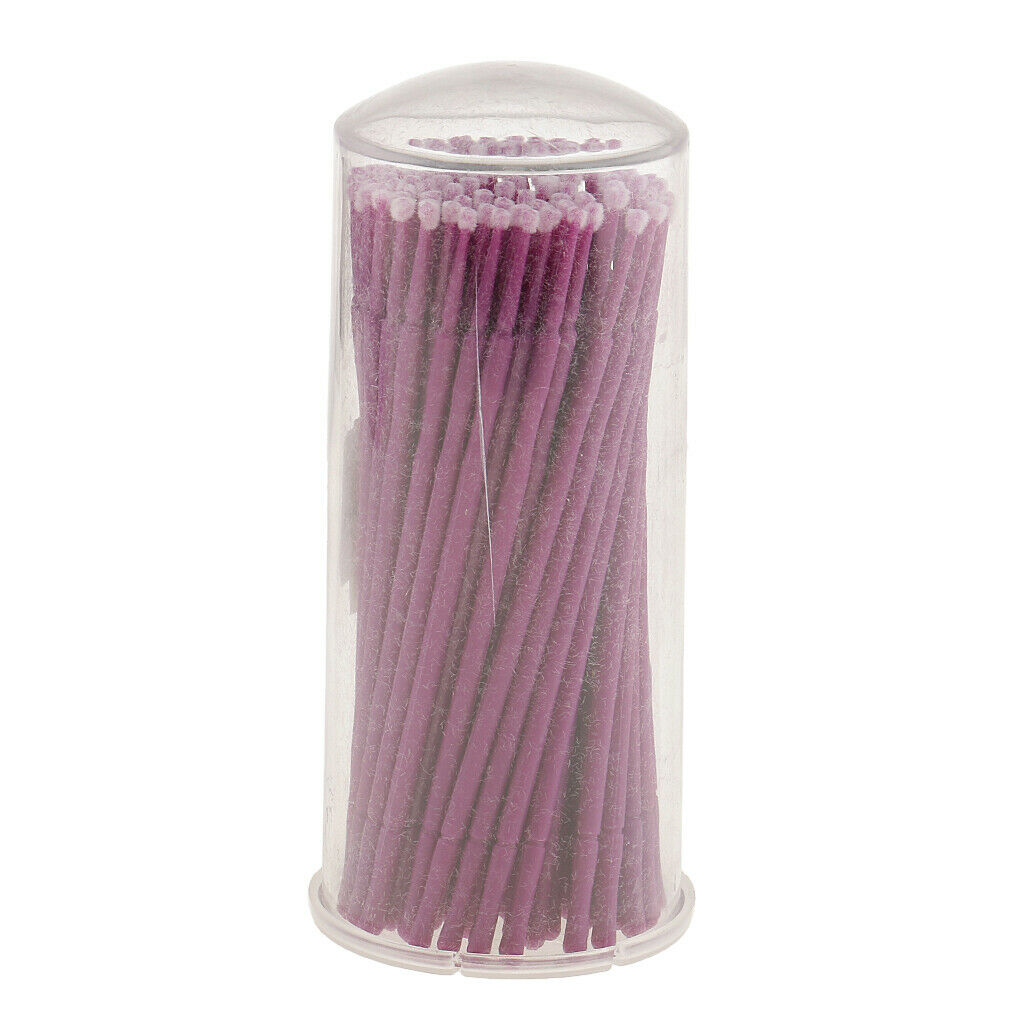 100pcs Disposable Eyelash Brushes Micro Brushes Mascara Applicators Mascara