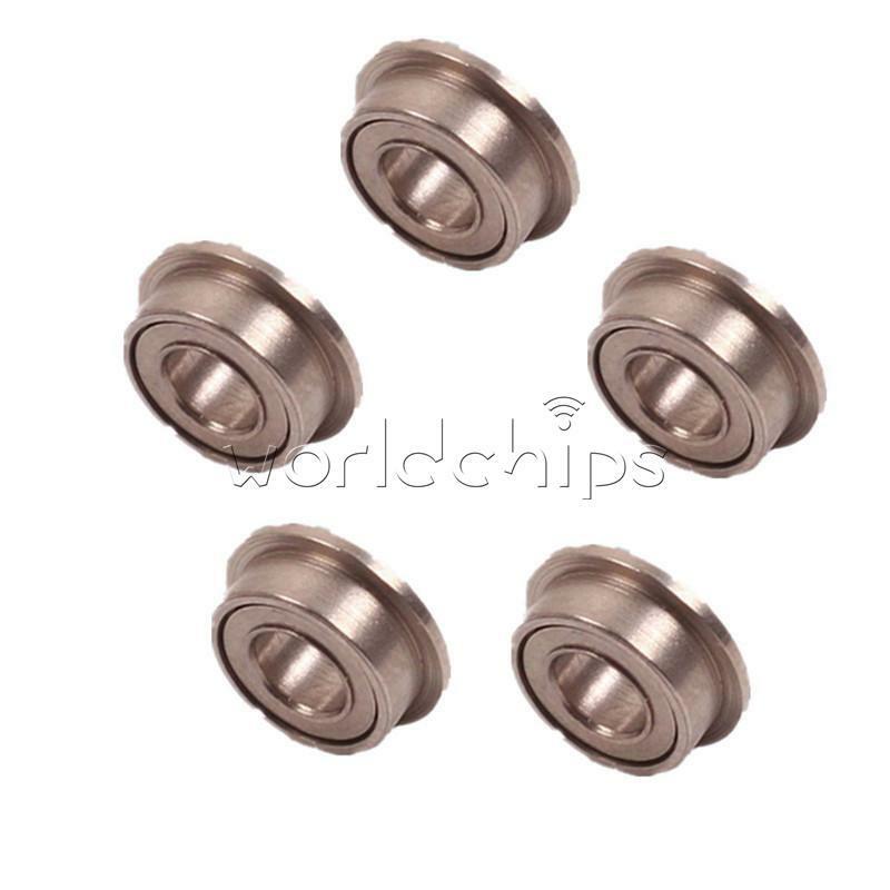 5PCS MF63ZZ (3x6x2.5 mm) Metal Shielded FLANGED Ball Bearing Bearings MF63z