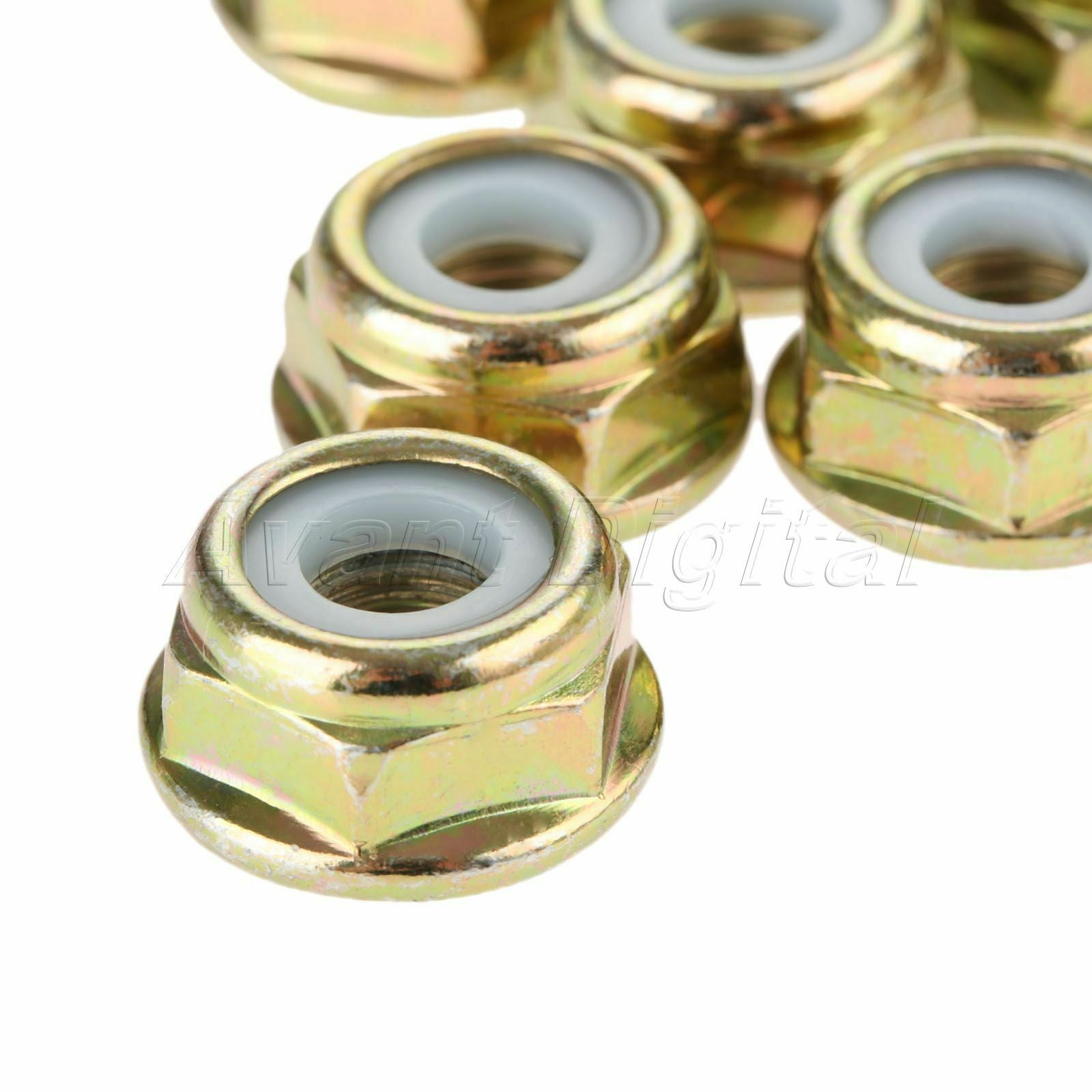 5 X Lawnmowers Brush Cutter Blade Nuts M10*1.25 String Trimmer Gear Spare Parts