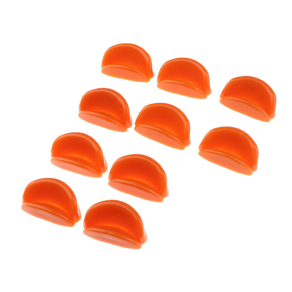 10 Pieces Orange Duck Shaped Mouths for Assorted Toys Replacements 42x23mm