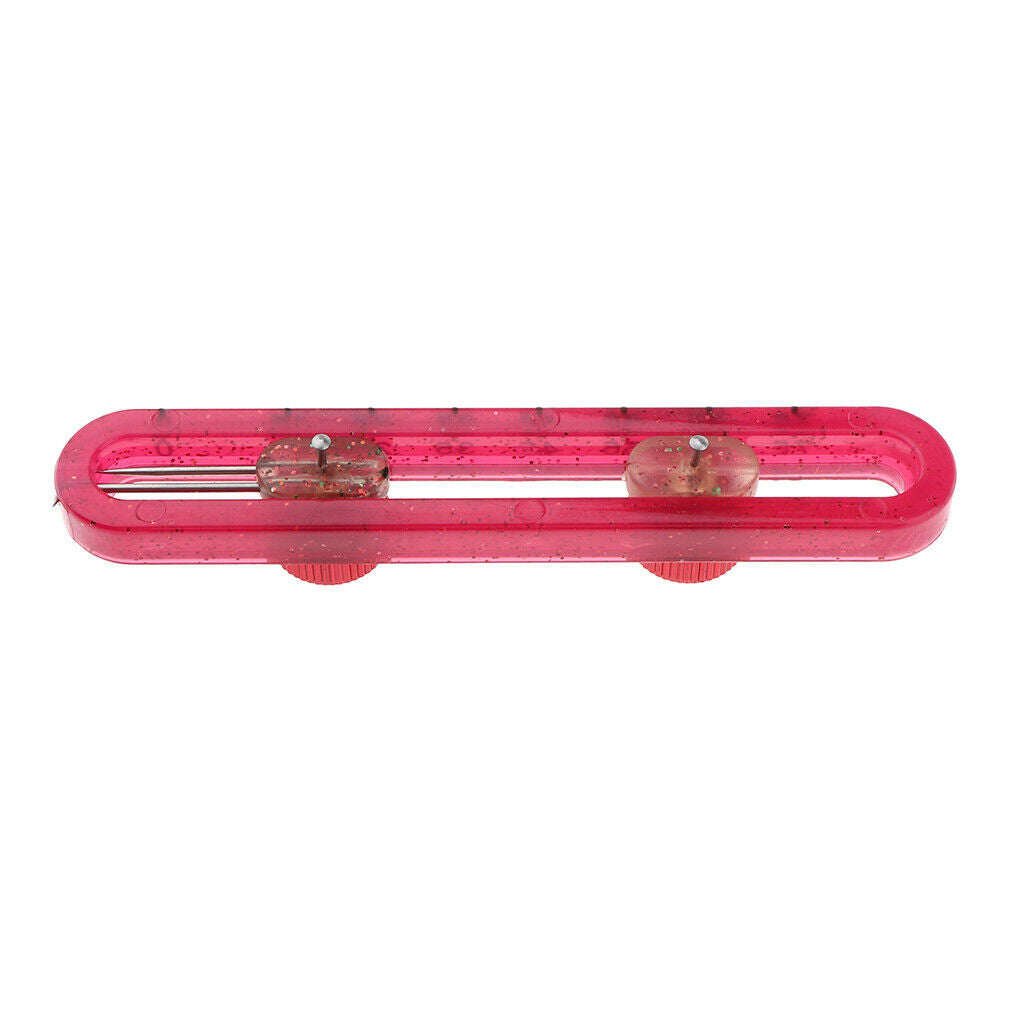Fishing Knot Tying Tool Hooks Distance Ruler Sub-Line Positioning Gear Red