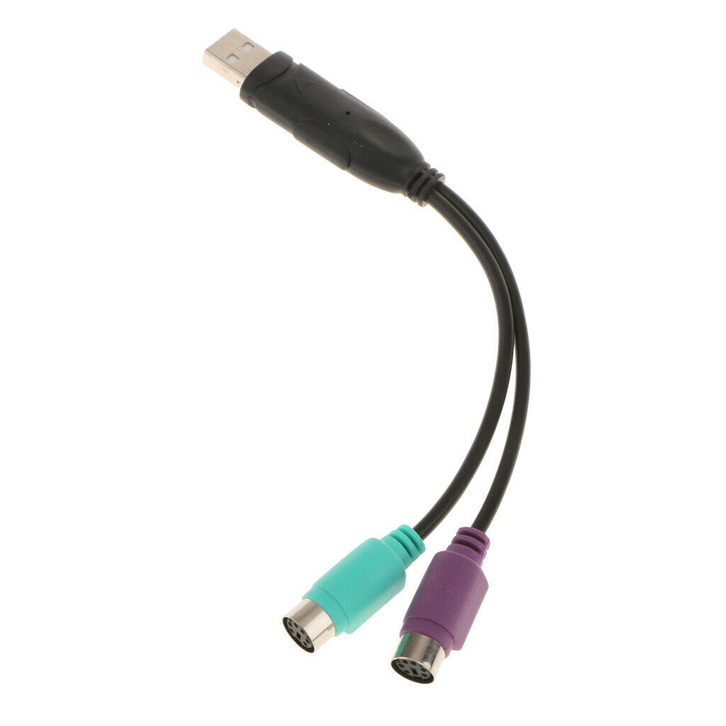 Adapter USB to PS2 converter USB to dual PS adapter for Ps2 mouse keyboard