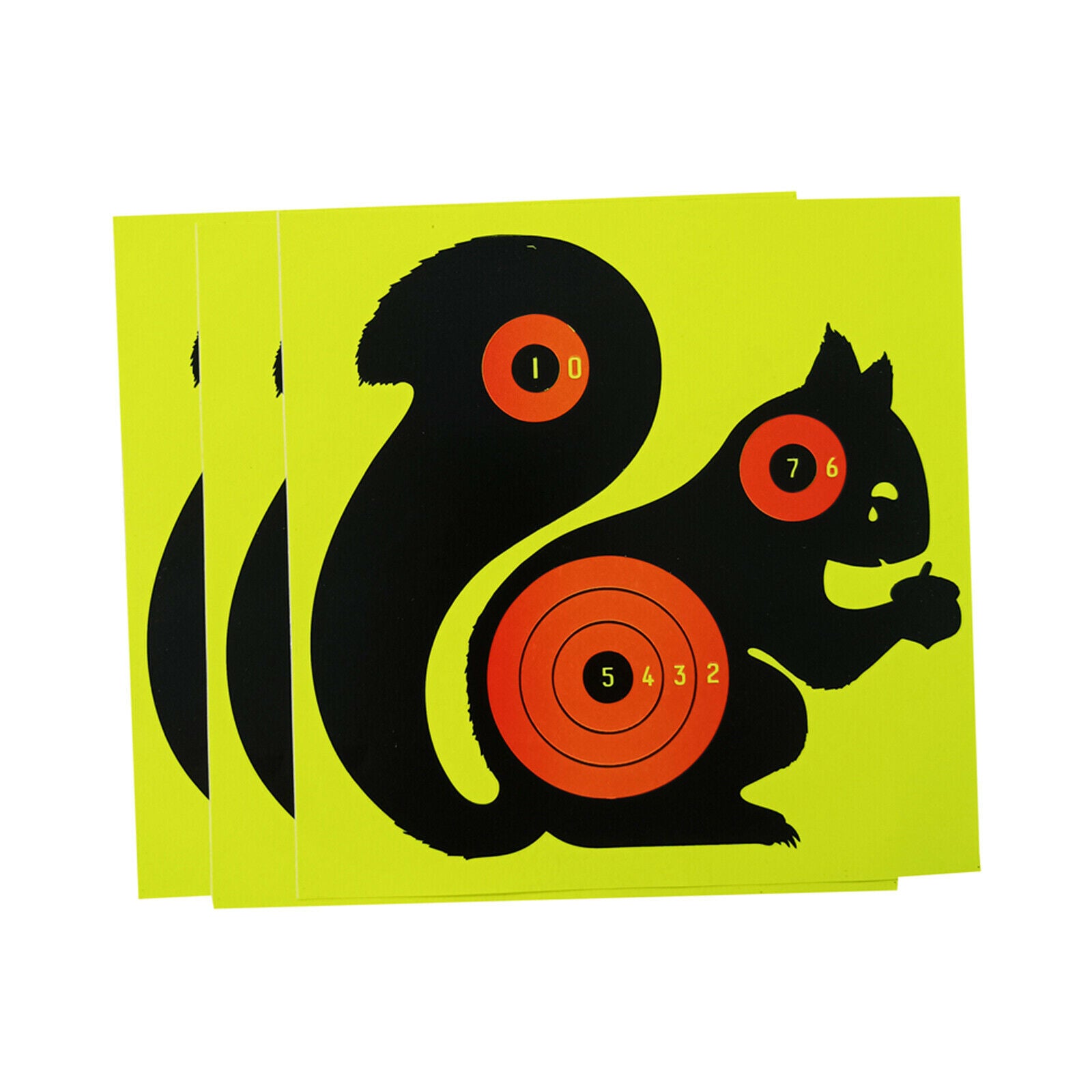 10pcs Shooting Paper Target Face Self-adhesive Splatter Targets Sheets Arrow