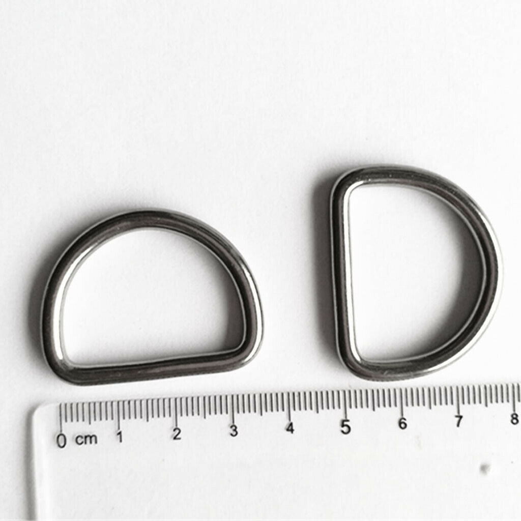 4Pc Scuba Choice Diving30mm Stainless Steel D-Ring Buckle Attachment Bridles