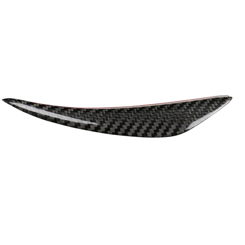 Decorate Black Carbon Fiber Body Kit Front Bumper Spoiler Canard Lip For BMW