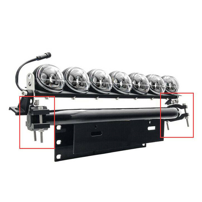 18-52mm Adjust Motorcycle Bicycle Front Bar Lamp Clamp Headlight Bracket Holder