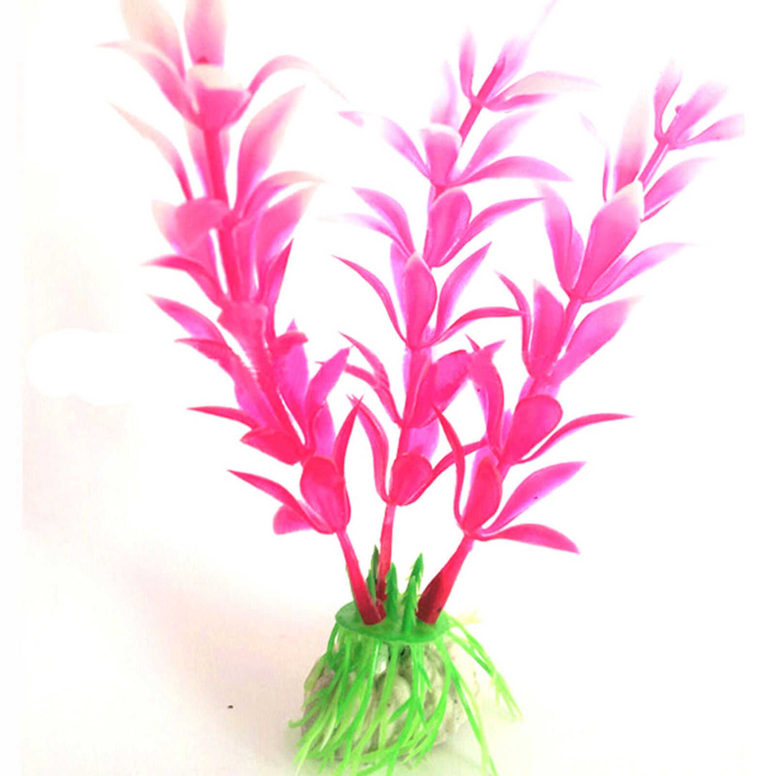 10 Mixed Artificial Aquarium Fish Tank Water Plant Plastic Decoration Ornament