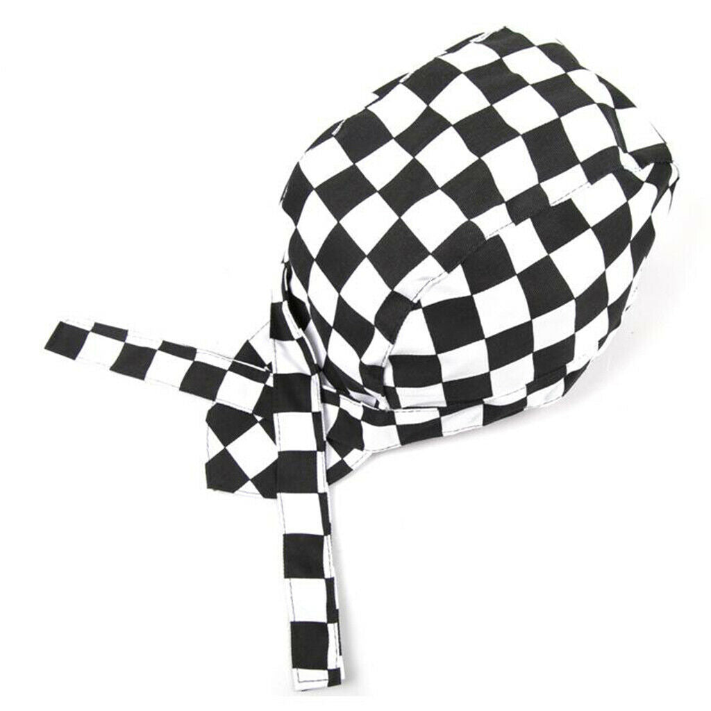 2x Chef Hat Kitchen Restaurant Hat for Restaurant Cooking Bandana Hat Head