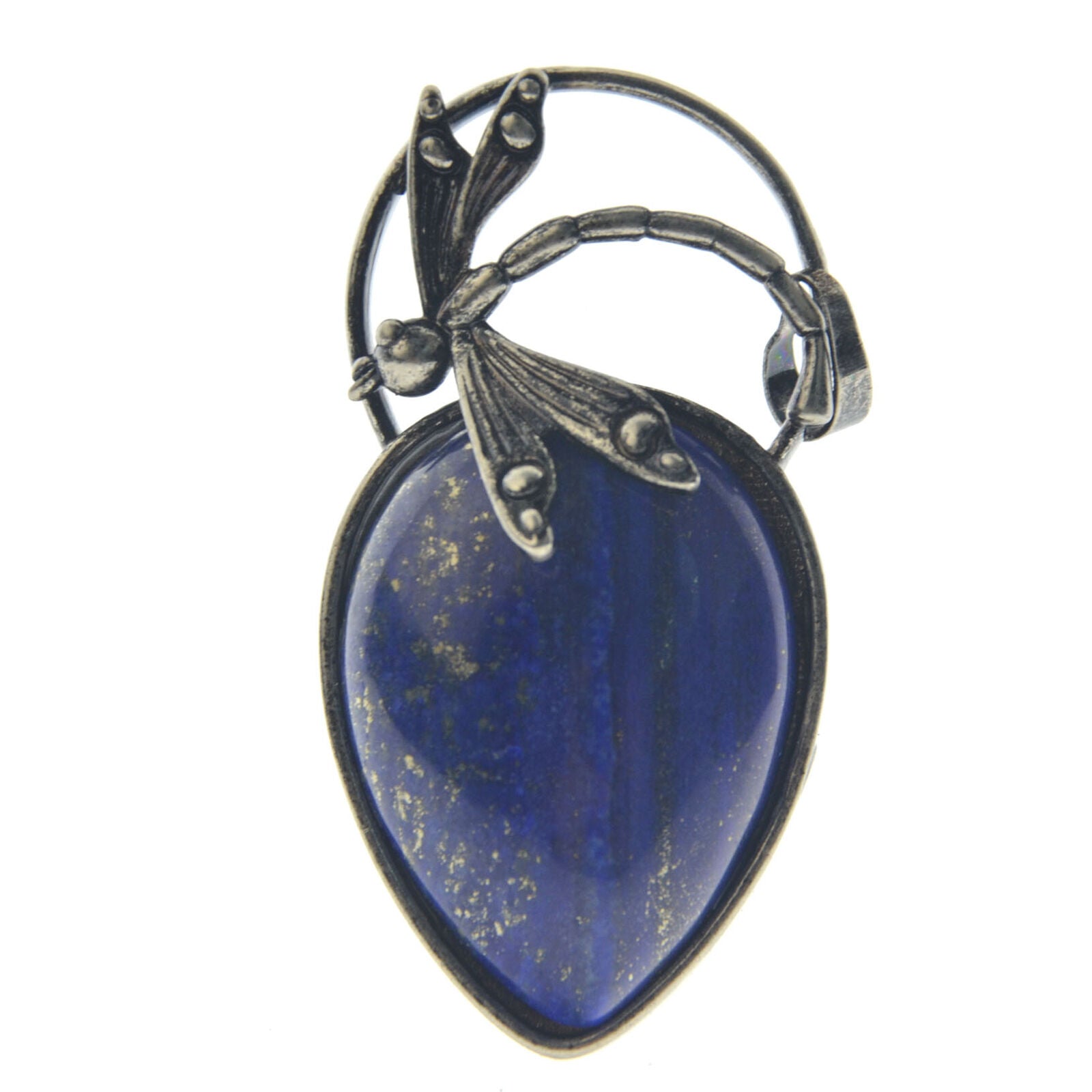 Fashion Amethyst Stone bead Energy Reiki Chakra Dragonfly Amulet Pendant