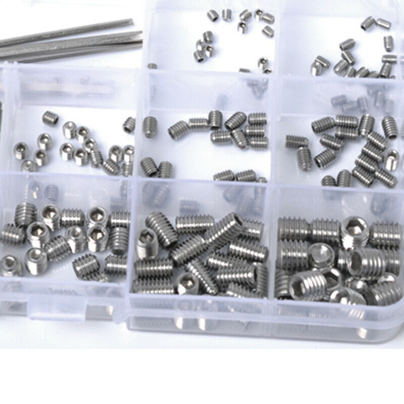 240Pcs Wrench Combination Kit, Female Hexagon Socket Head Screw  Stainless Steel