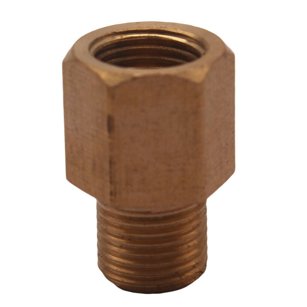 Brass pipe connection adapter 1/8 "Male NPT X 1/8" Female NPT