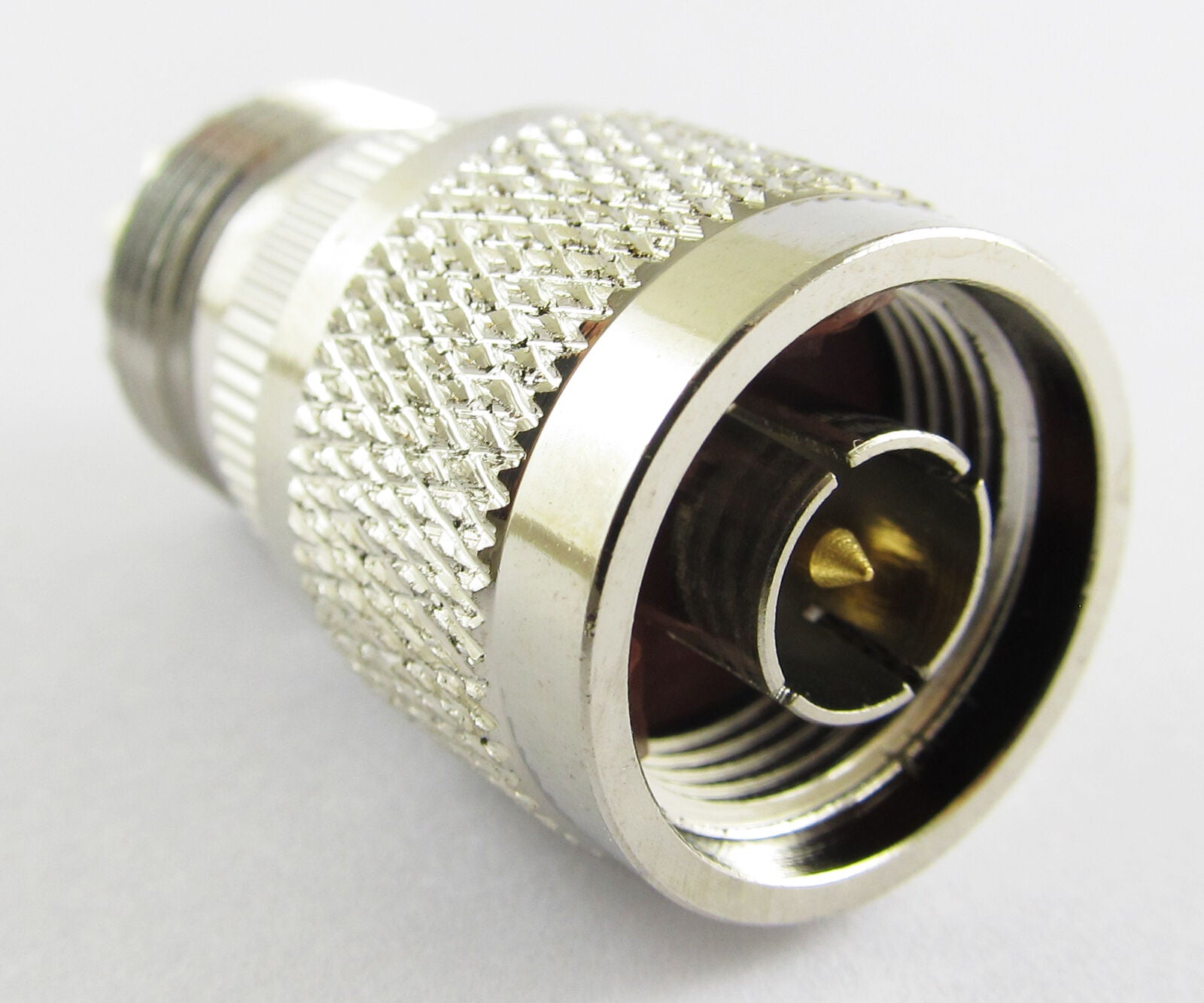 10pcs N Type N Male to UHF SO239 Female Jack straight RF Adapter connector Brass