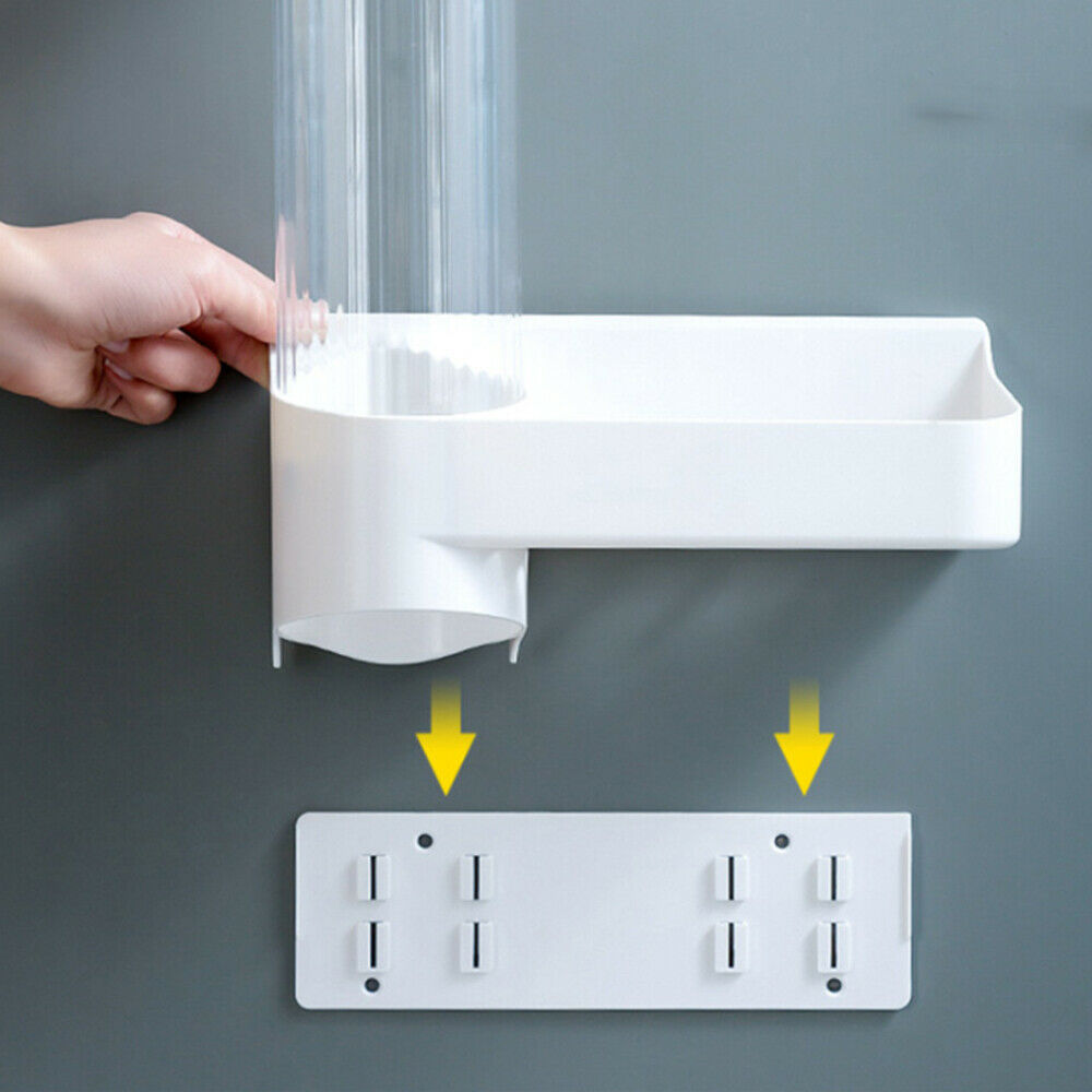 Disposable Paper Cups Dispenser Plastic Cup Holder Automatic Cup Storage Rack