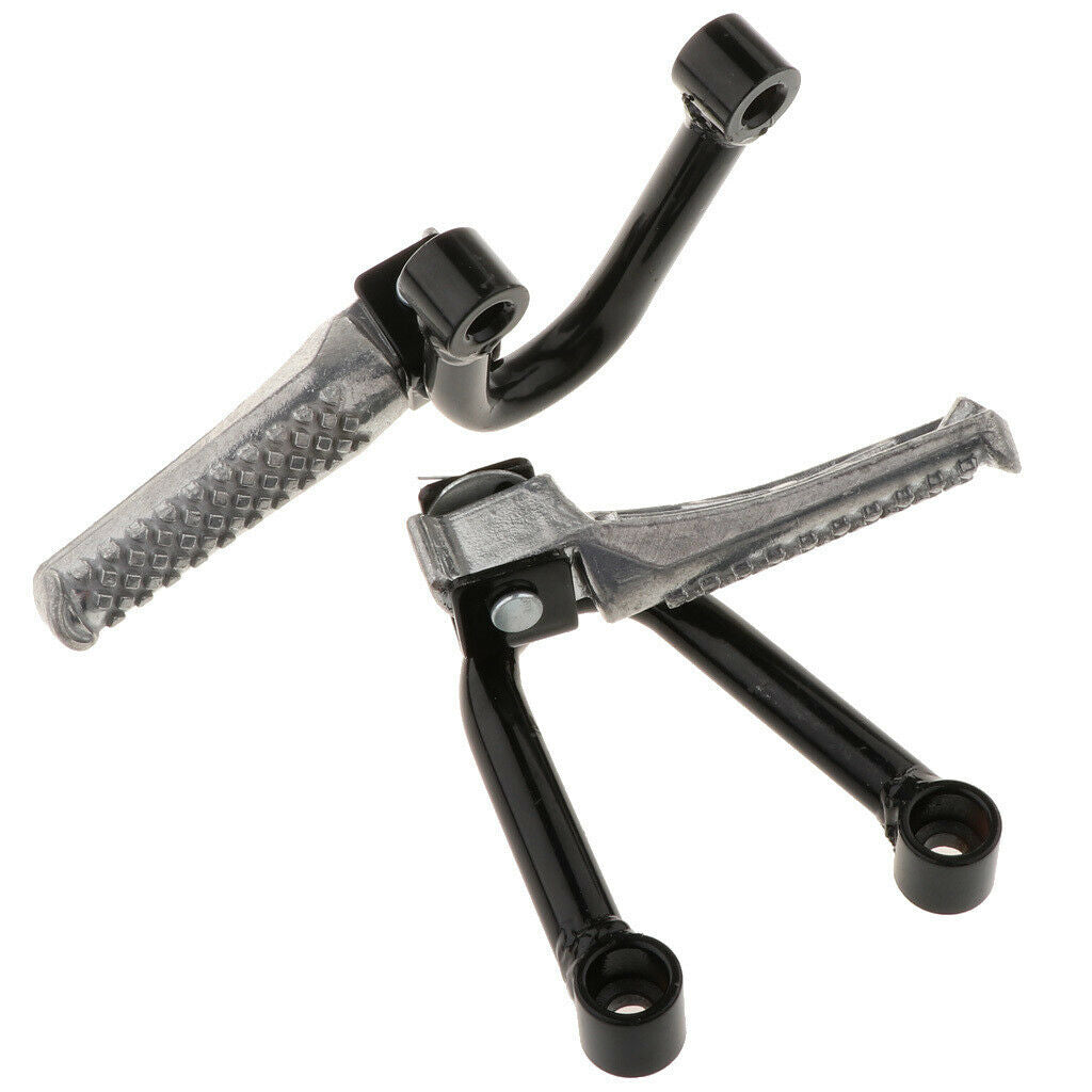 1 pair of motorcycle foot pegs, foot peg holder, foot peg pedals
