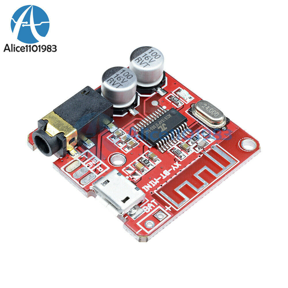 5PCS 3.7-5V Mini Bluetooth4.1 Audio Receiver MP3 Decoder Amplifier Circuit Board