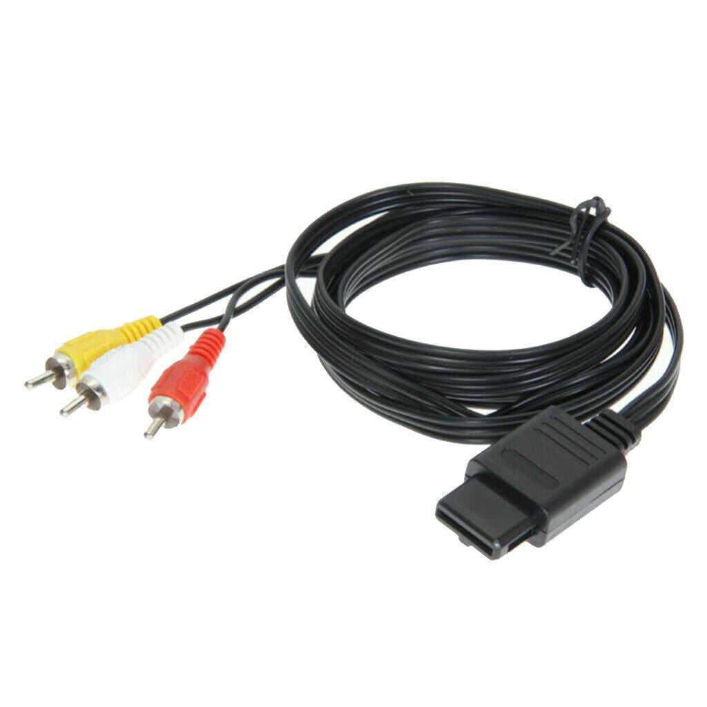 Male to 3 RCA Male 1080P Video Converter HDTV DVD TV Cord Adapters N64 SNES