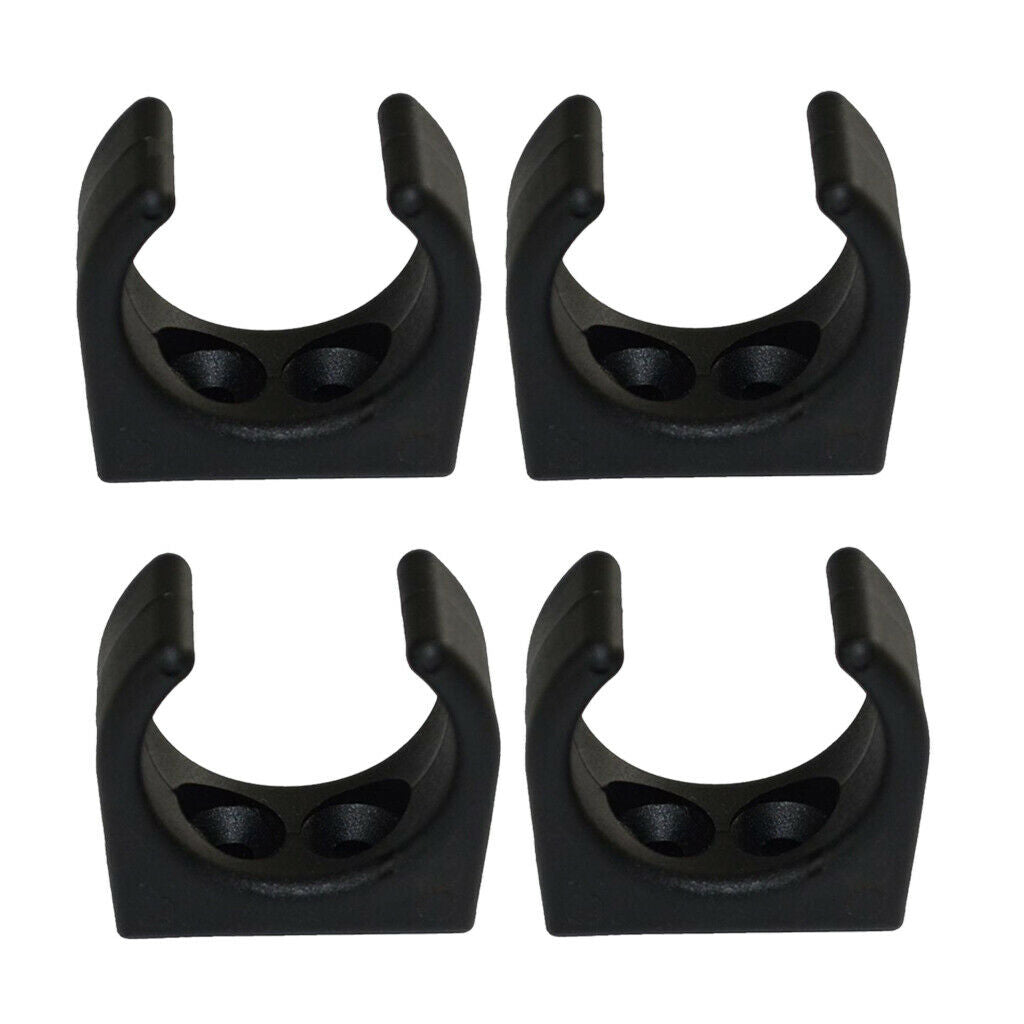 4 Pieces Marine Boat Plastic Clips Paddle Rod Holders Storage Brackets
