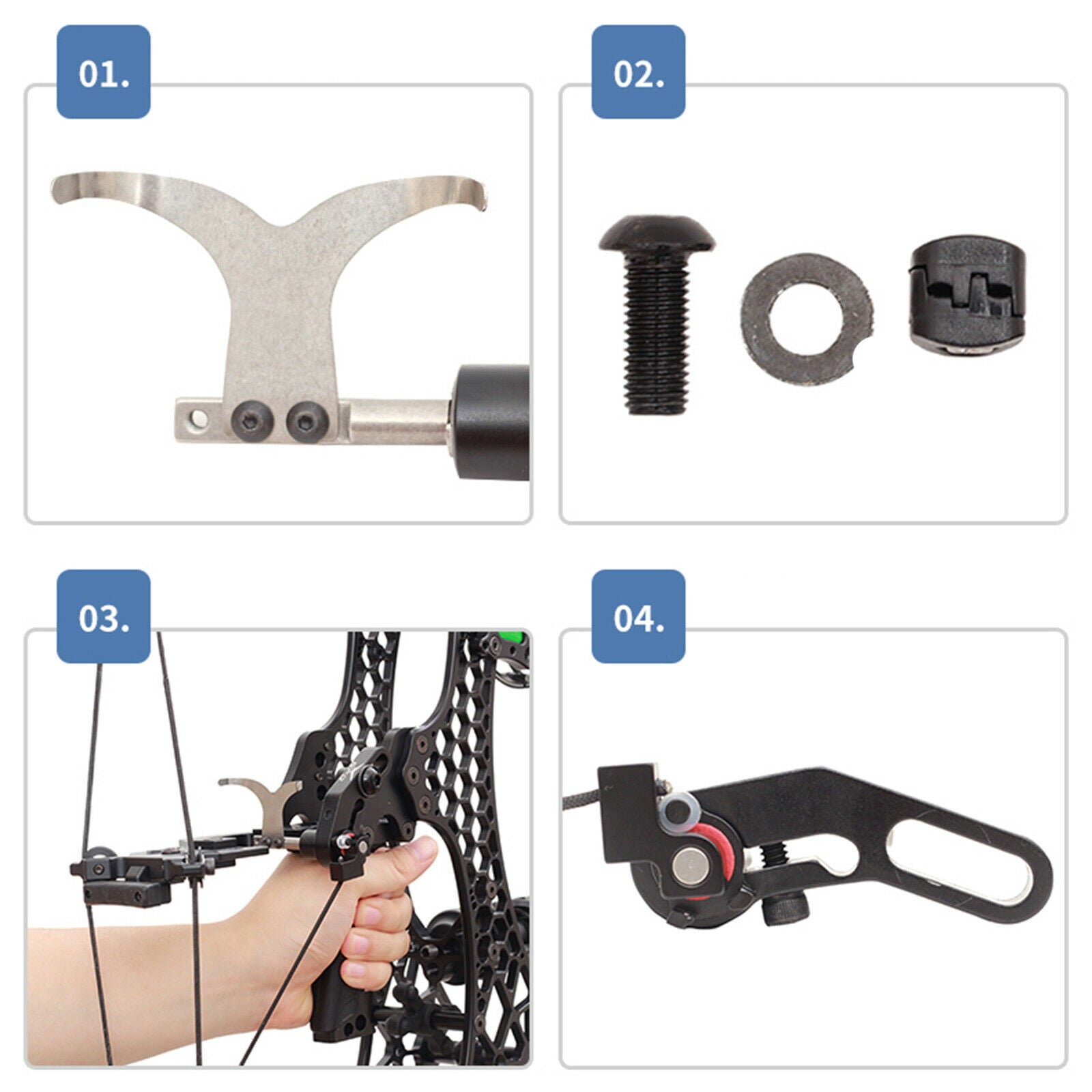 Adjustable Compound Bow Universal Drop Away Arrow Rest Hunting Shooting
