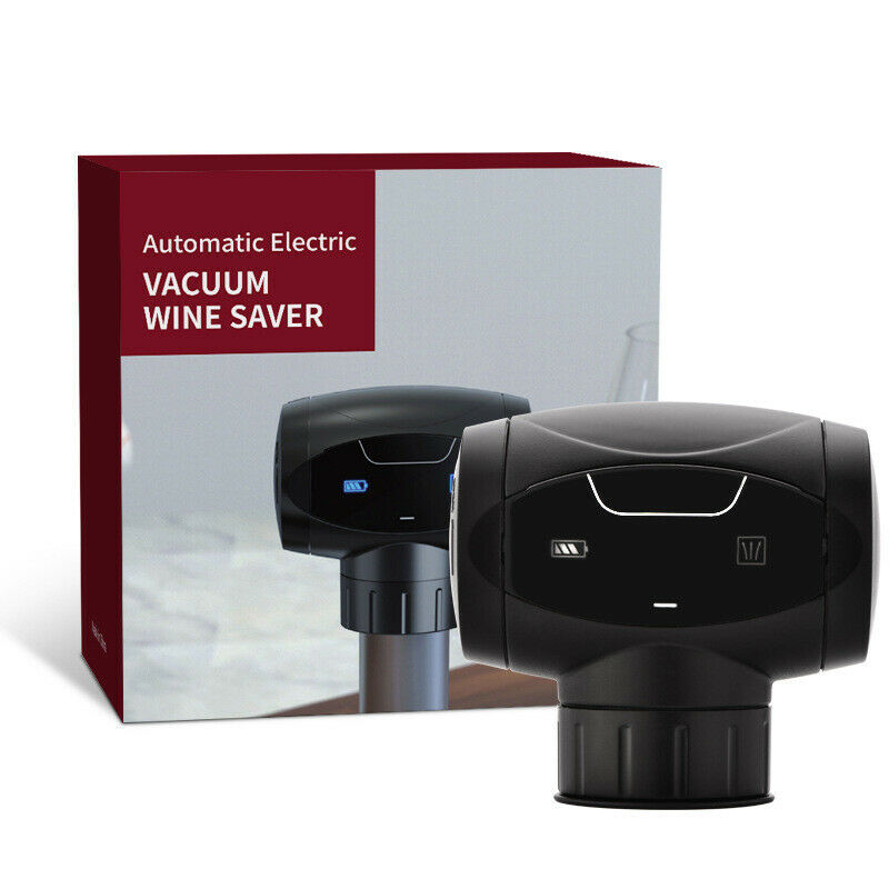 Electric Wine Stoppers Automatic Vacuum Wine Bottle Saver Sealer with Indicator