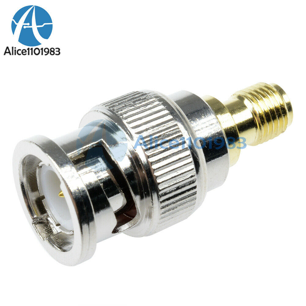Adapter BNC Plug Male to SMA Female Jack RF Connector Straight