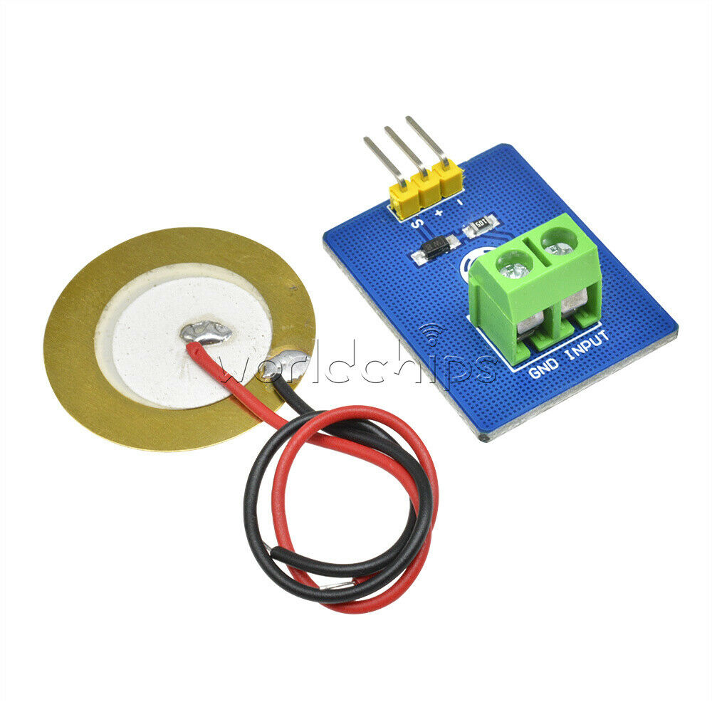 3.3V/5V Ceramic Vibration Sensor Analog Ceramic Piezo Module for Arduino UNO R3