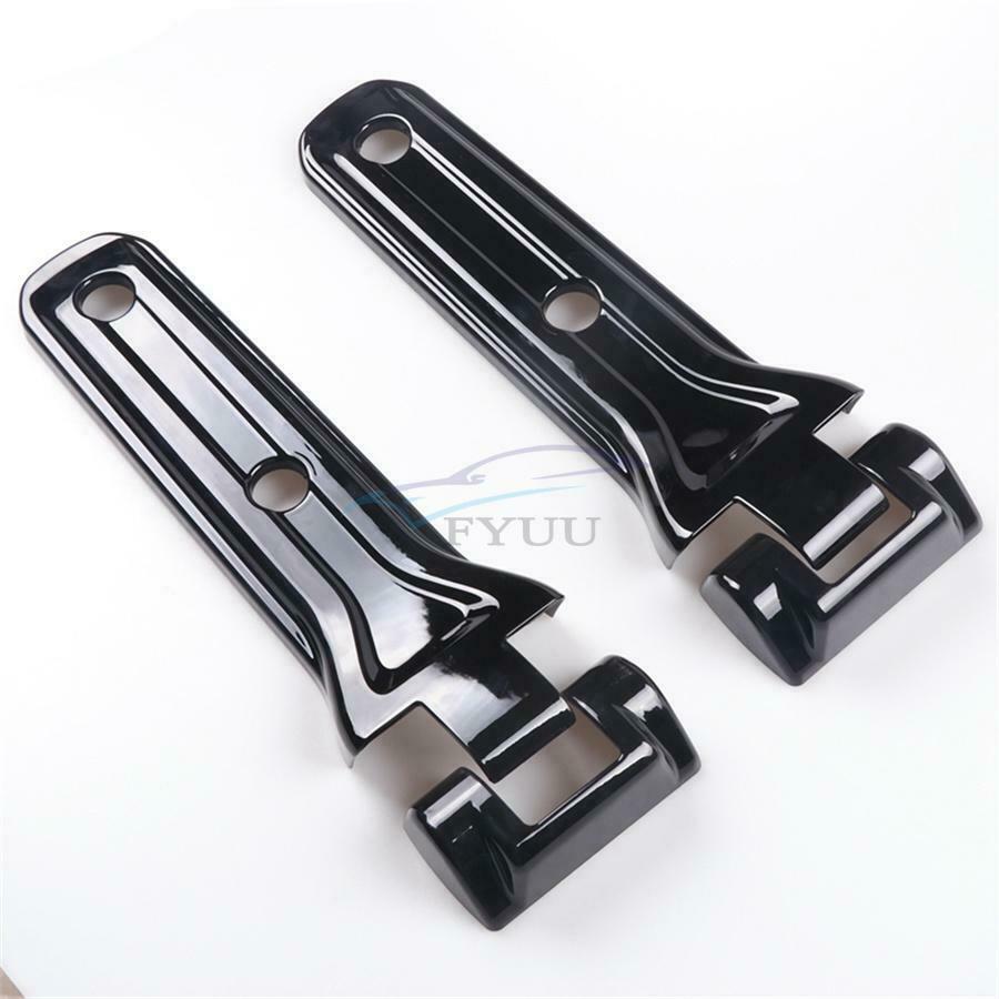 2 × ABS Vehicle Tailgate Spare Tire Hinge Cover Trim For Jeep Wrangler JL 2018+
