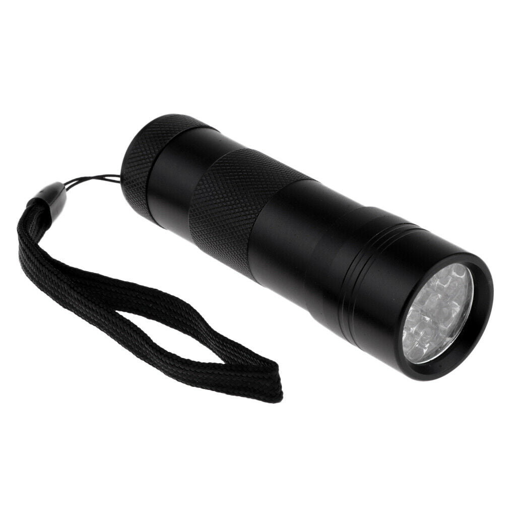 Prettyia   UV   Ultra   Violet   12   LED   Flashlight   Blacklight   Inspection