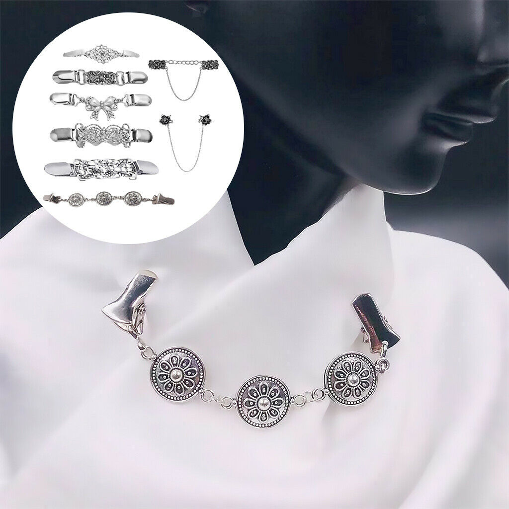 Sweater Clips Shawl 8 Styles Shawl Chain Clips Brooches for Formal Occasion