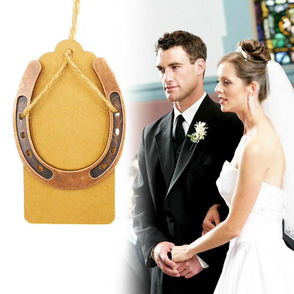 Metal Horseshoe Wedding Gifts Souvenirs Table Centerpieces Kraft Paper  Jc.l8