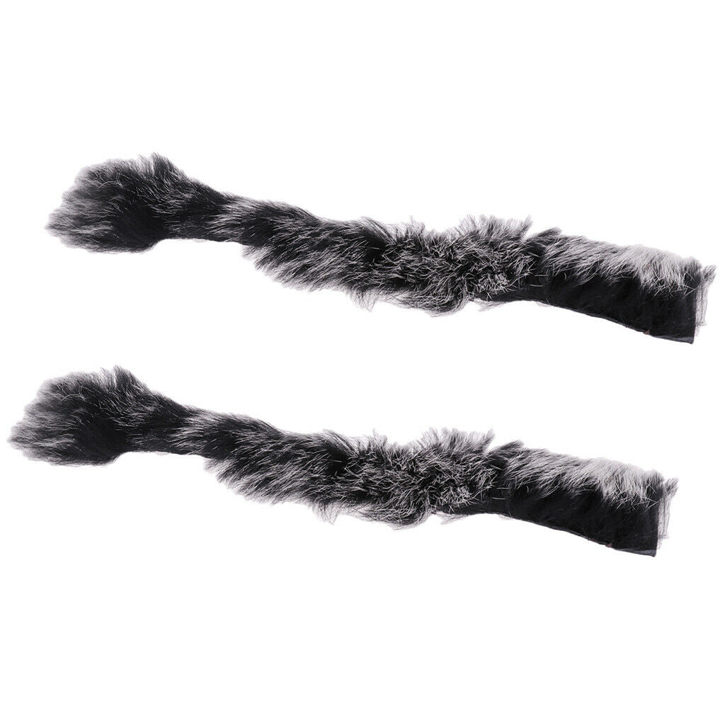 2pcs Bow String Rabbit Hair Silencer Archery Hunting Recurve Bow Longbow