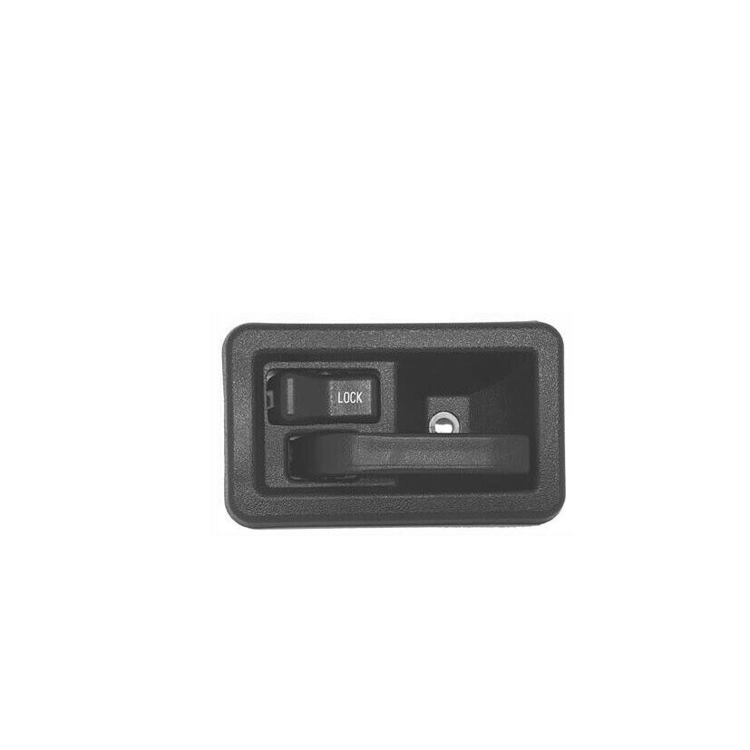 Black Inside Door Latch Handles Pair For Jeep Wrangler 87-04 W/ Rod Clips Newest
