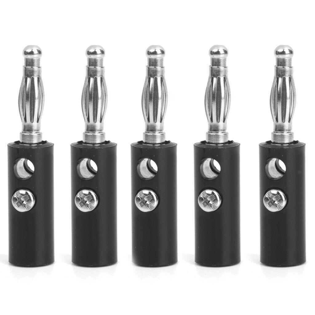 4mm Insulated Banana Plugs   Connector 10Pcs