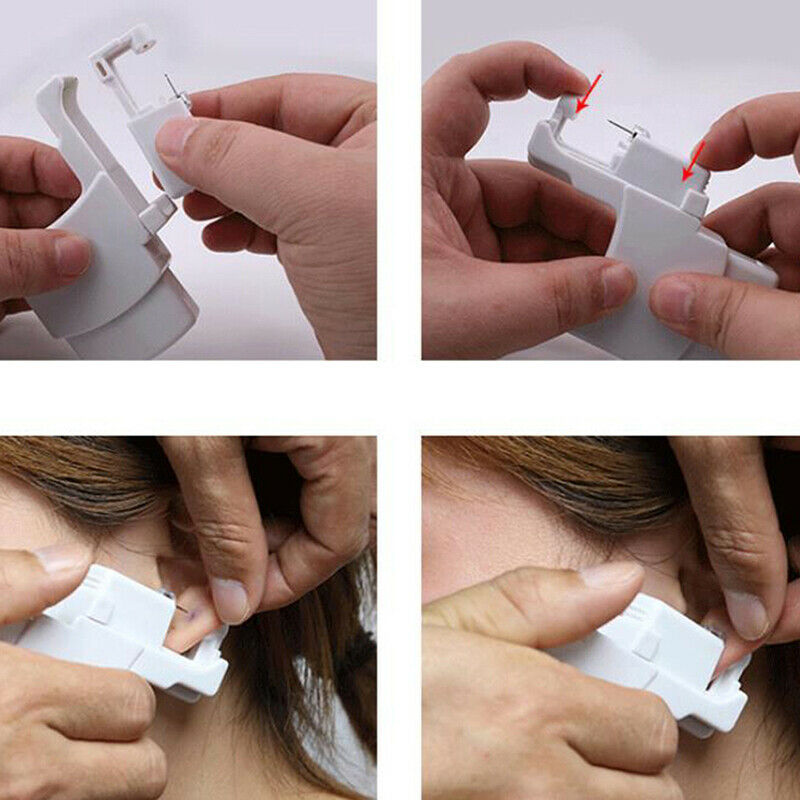 1Pcs Ear Stud Pierced Professional Instrument System Units Piercing Helpe.l8