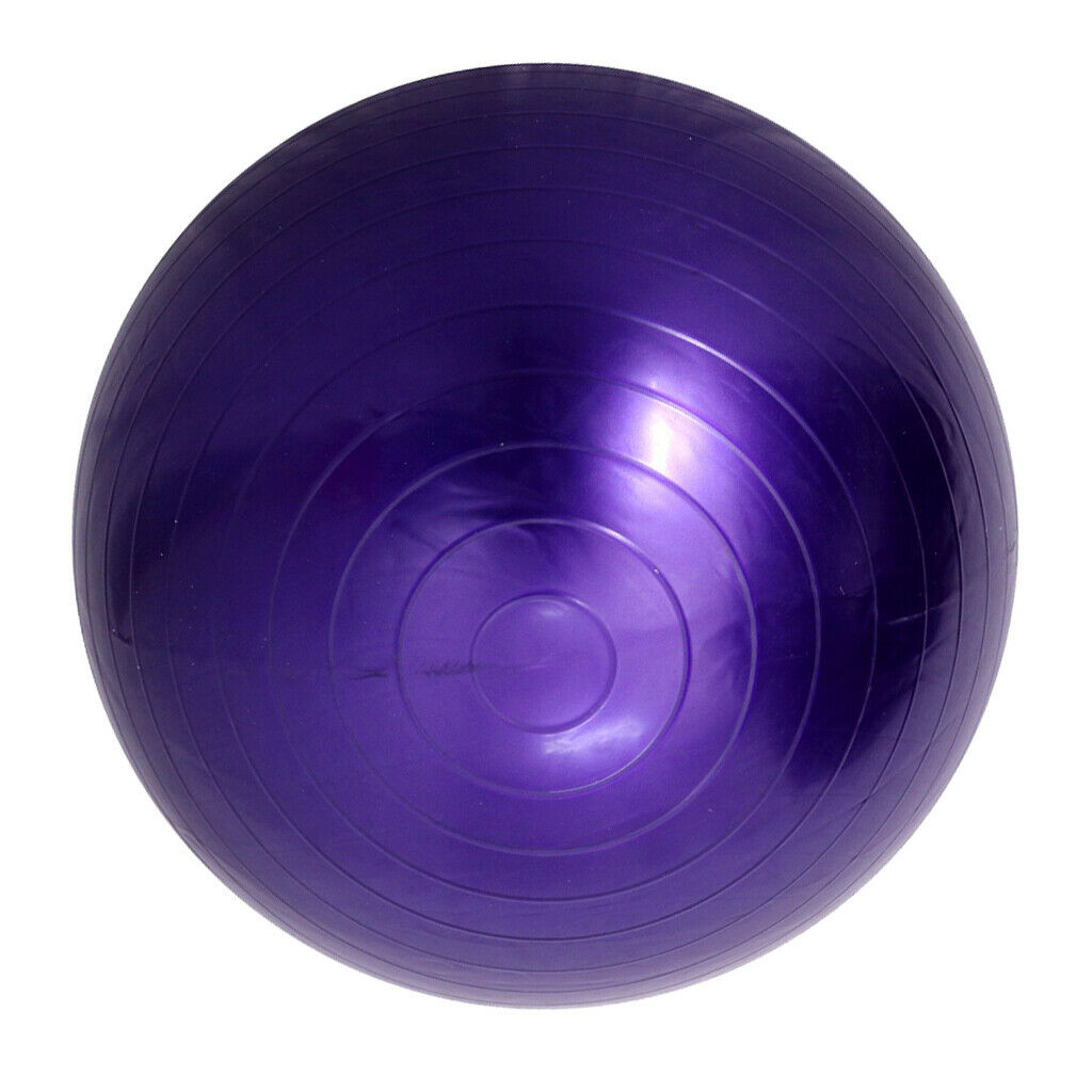 Purple Gym Ball Seat Ball Fitness Yoga Pilates Sports Ball In Door Fitness 45CM
