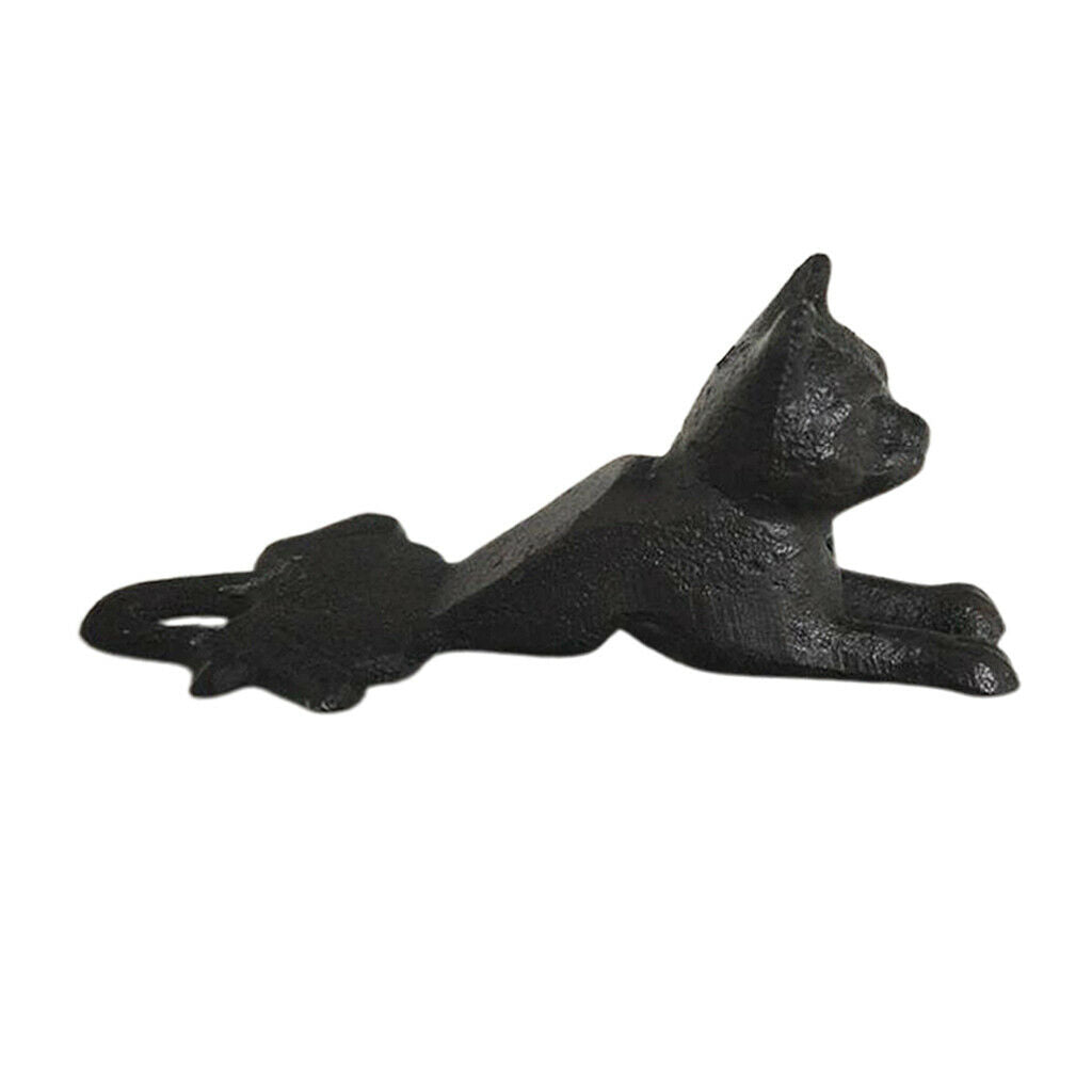Non-slip Rubber Base Door Stop Door Stay Anti-collision Door Stopper Decor Cat_1