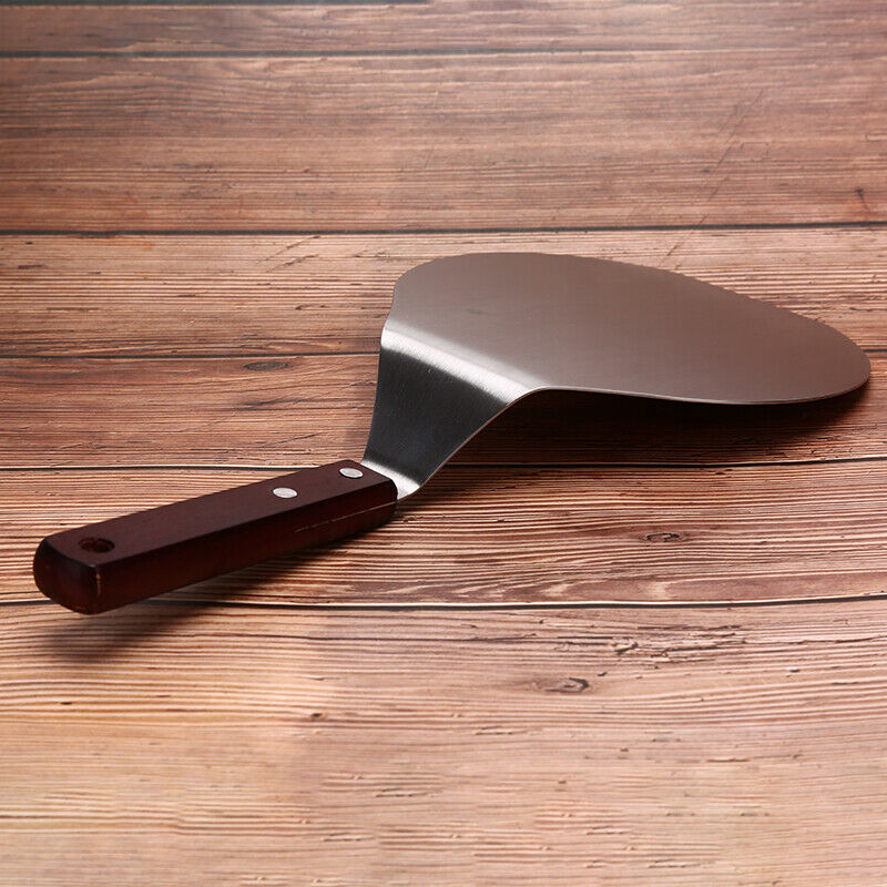 1PC Stainless Steel Pizza Peel Shovel Spatula Cake Lifter Paddle Baking Tray UK