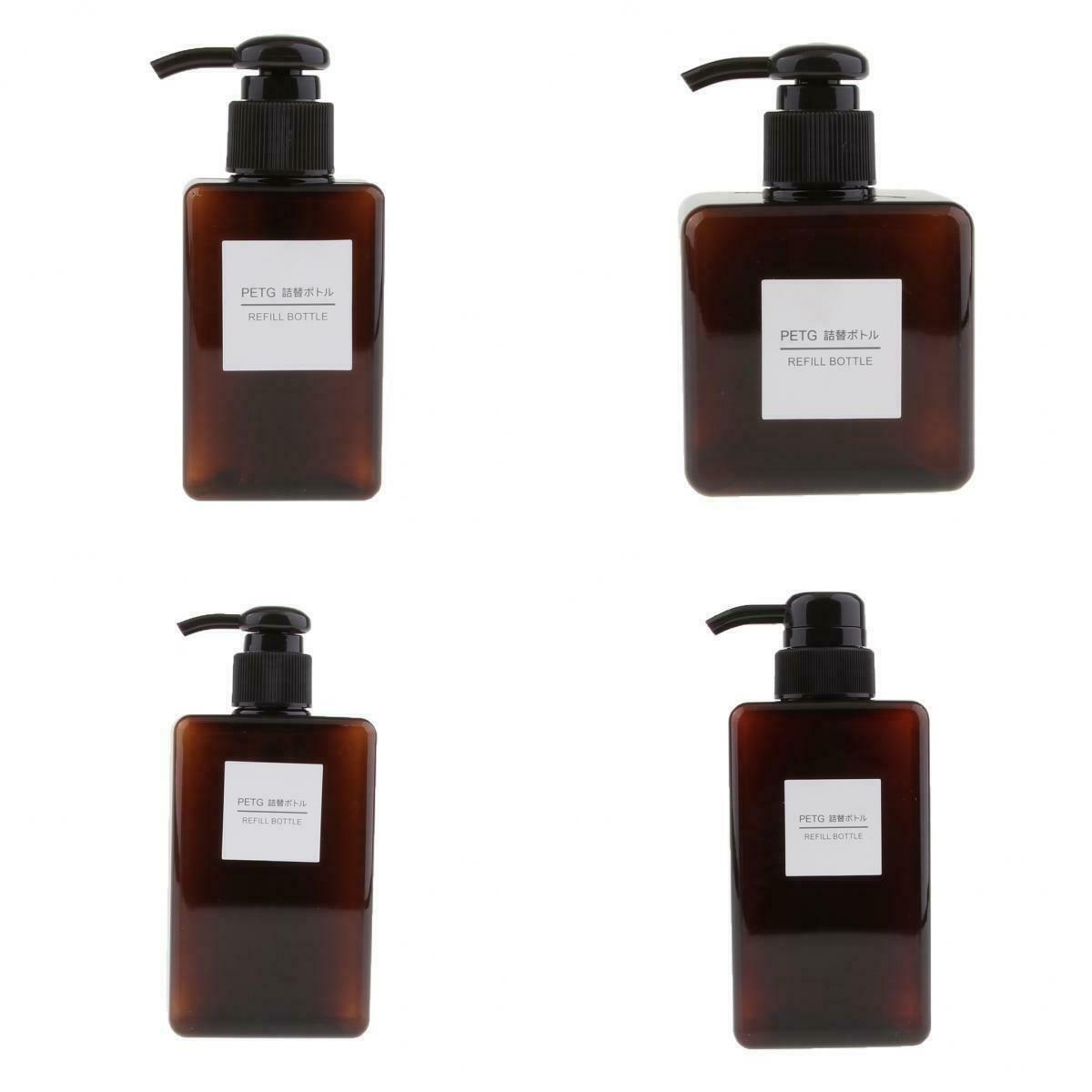 4x 100ml 450ml 280ml 250ml Foaming Soap Dispenser PET for Kitchen Shampoo