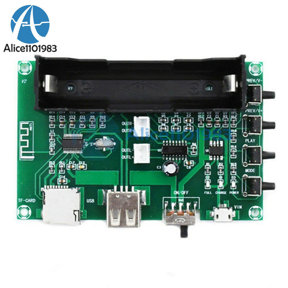 PAM8403 Bluetooth Amplifier Stereo Board Dual channel 10W For 18650 Battery